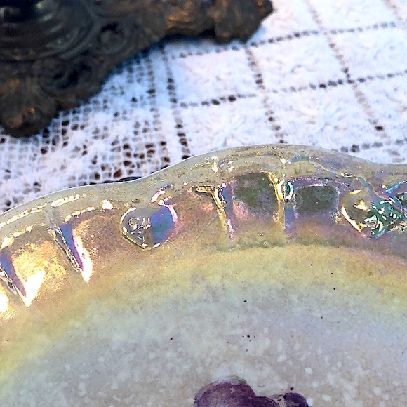 GUC- Hand-Painted Victorian Lady Plate - Picture 8 of 11